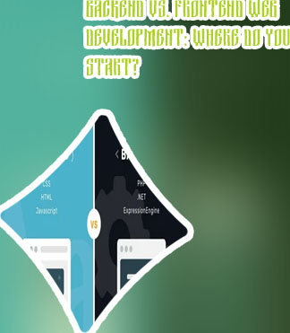Front end and back end web development