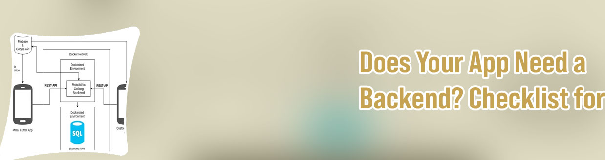Mobile app backend